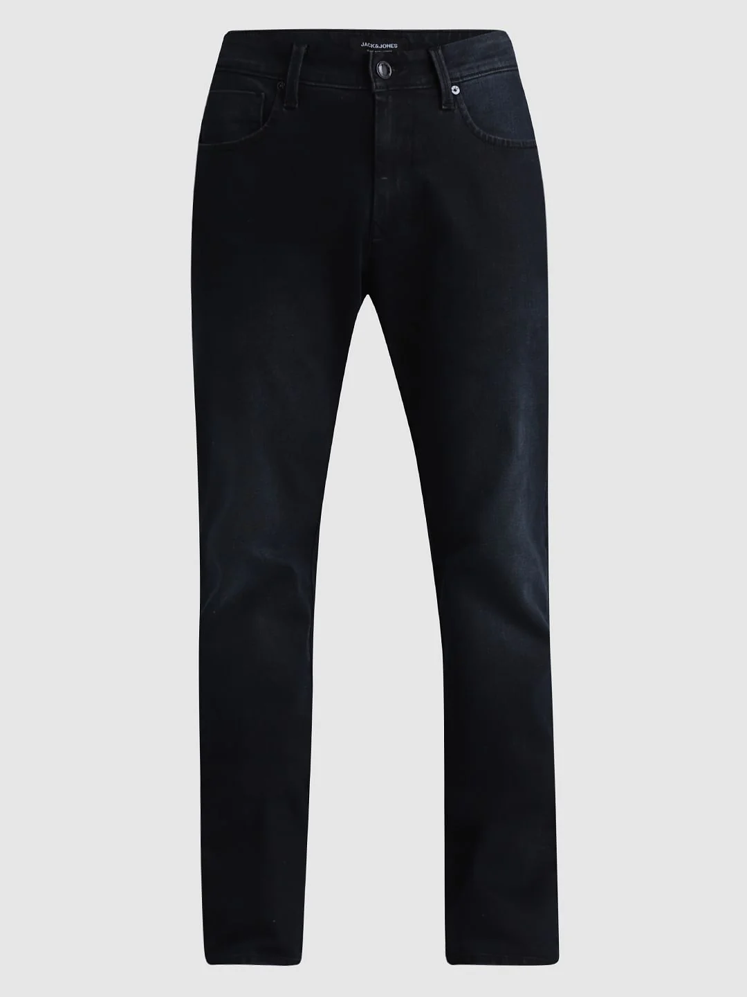 Dark Blue Mid Rise Clark Regular Fit Jeans - Image 7