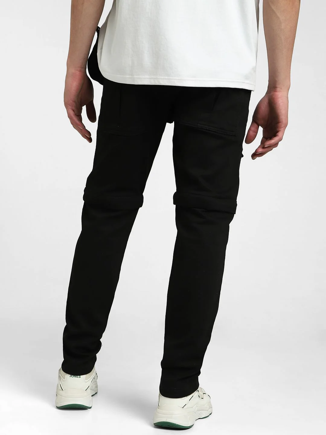 Black Low Rise Detachable Paul Anti Fit Jeans - Image 4