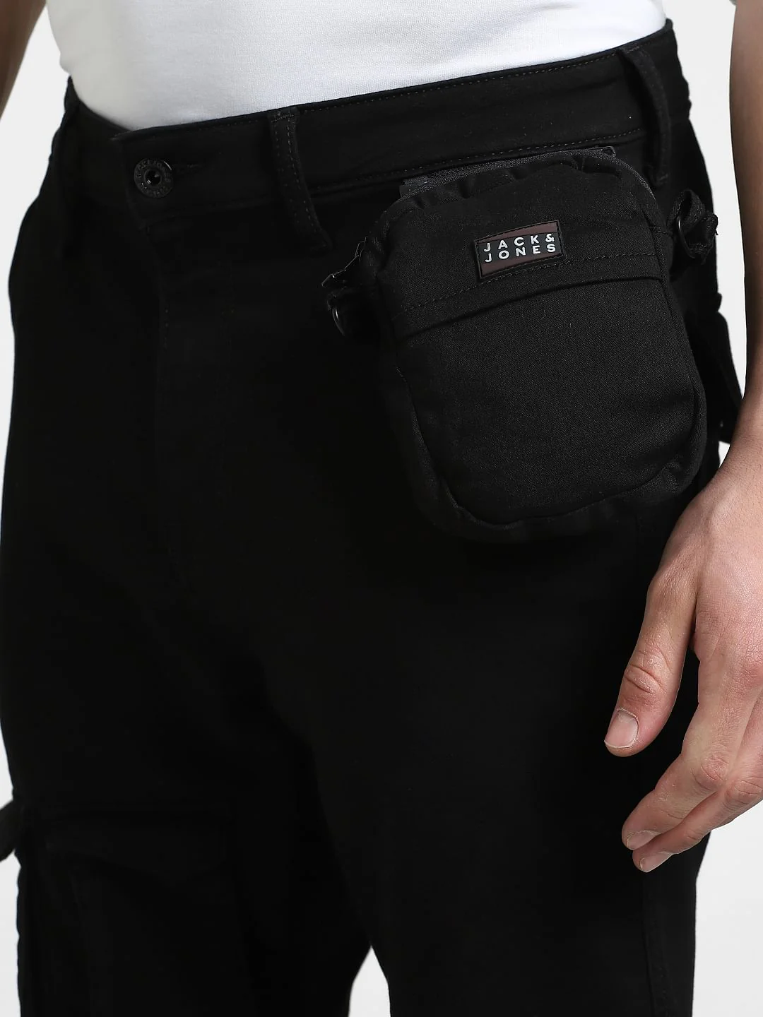 Black Low Rise Detachable Paul Anti Fit Jeans - Image 5