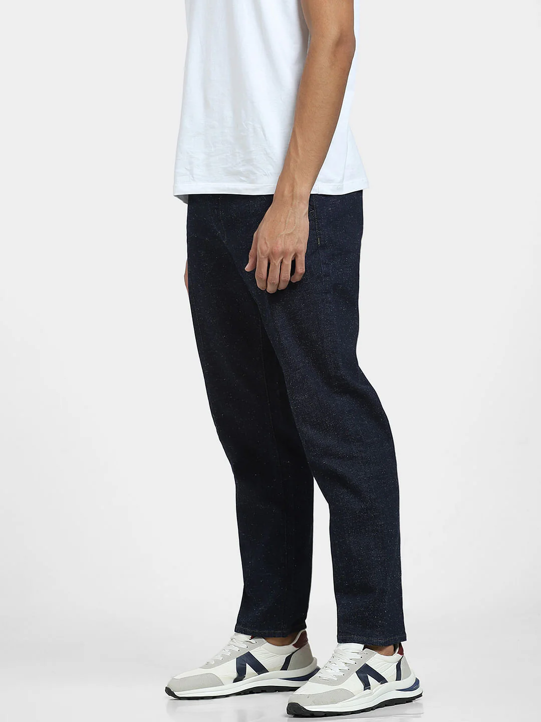 Dark Blue Low Rise Ace Anti Fit Jeans - Image 3