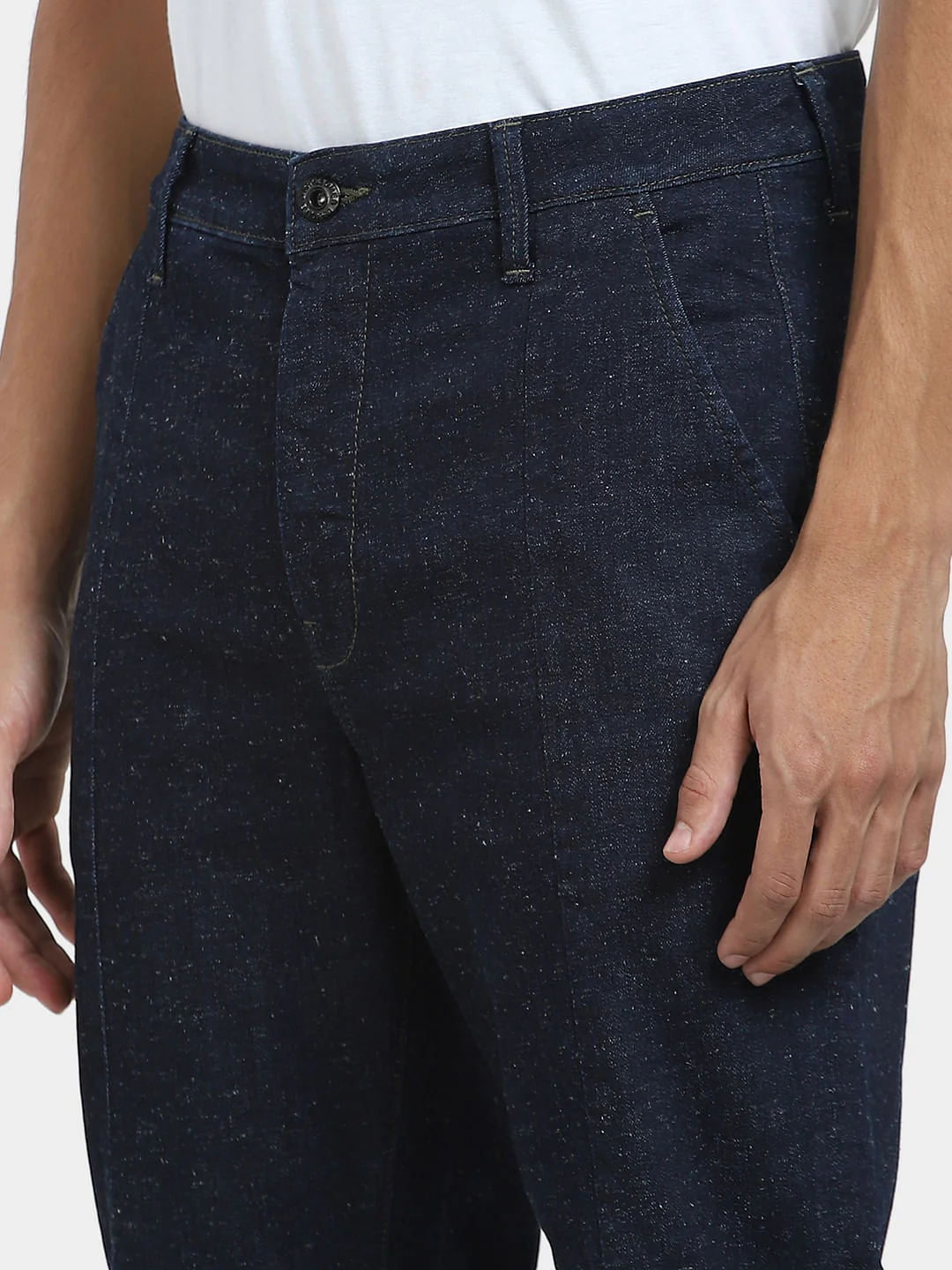 Dark Blue Low Rise Ace Anti Fit Jeans - Image 5
