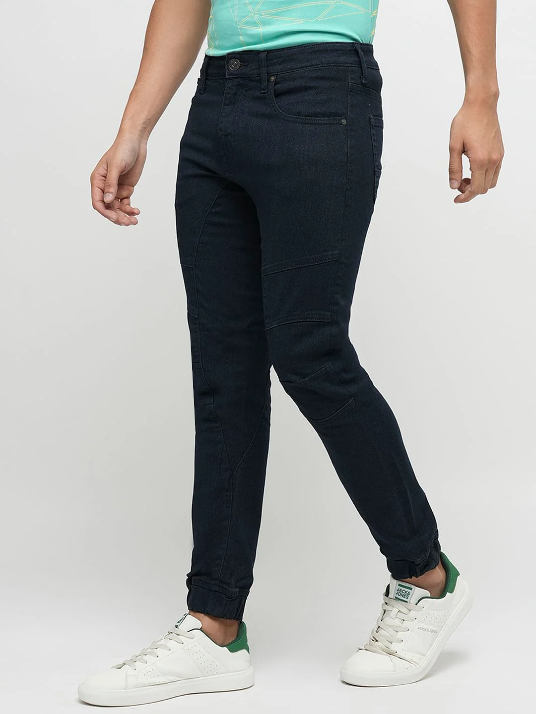 PRODUKT by JACK&JONES Dark Blue Mid Rise Anti Fit Jeans - Image 3