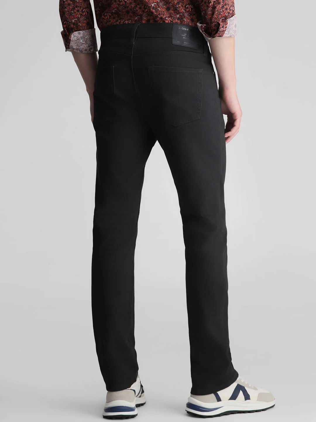 Black Low Rise Glenn Slim Fit Jeans - Image 3