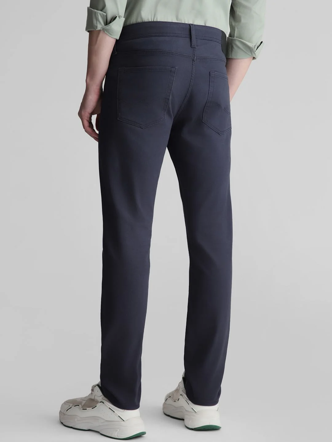 Navy Blue Low Rise Glenn Slim Fit Jeans - Image 3
