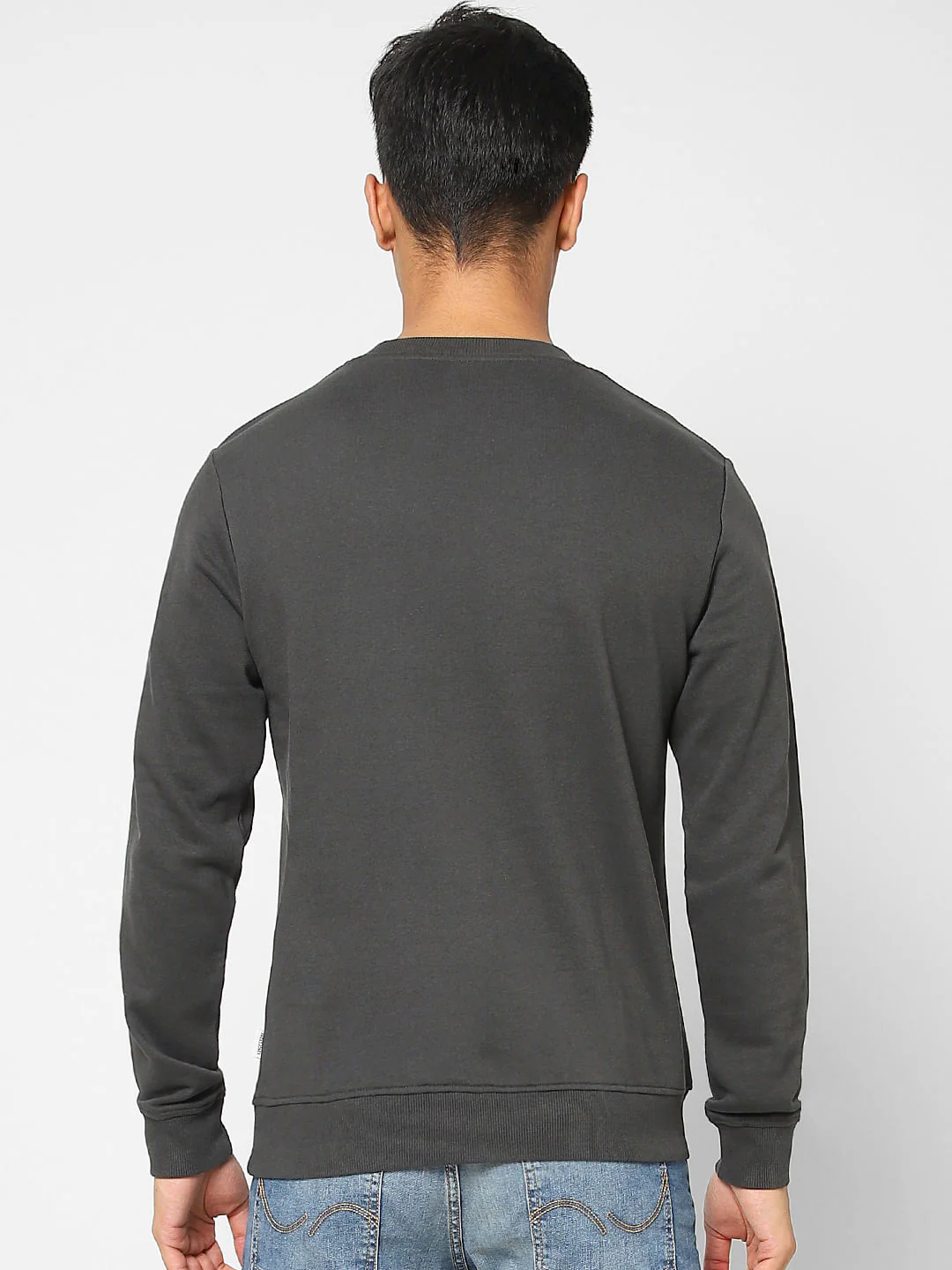 Black Graphic Print Sweatshirt - Image 4