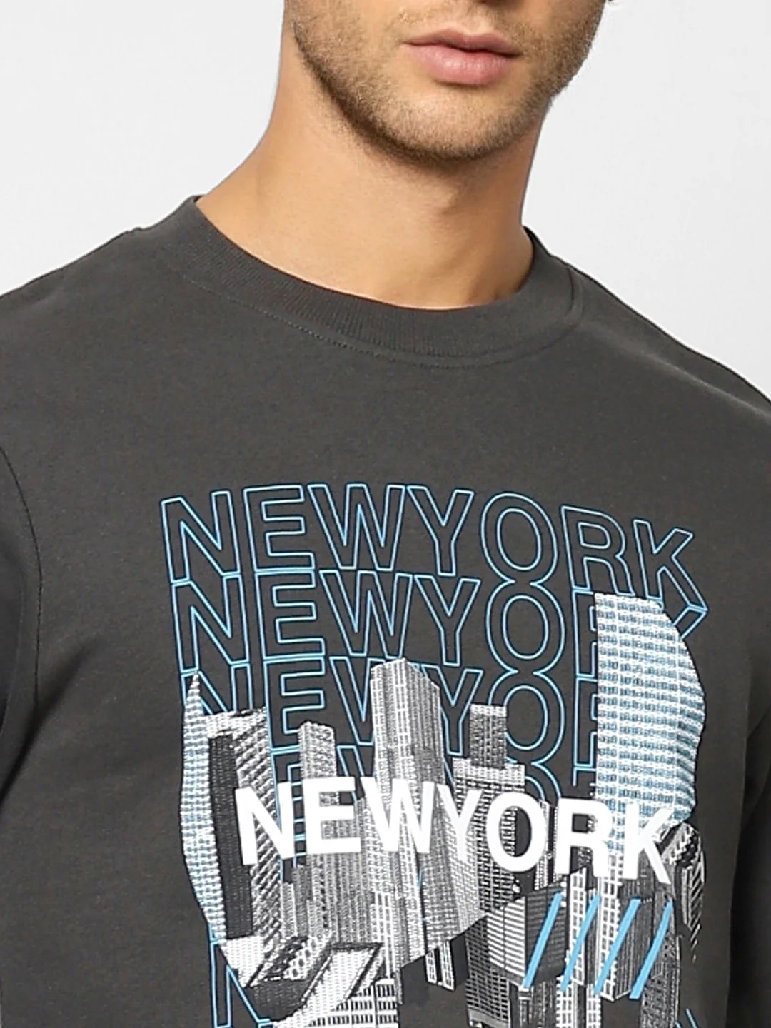 Black Graphic Print Sweatshirt - Image 5