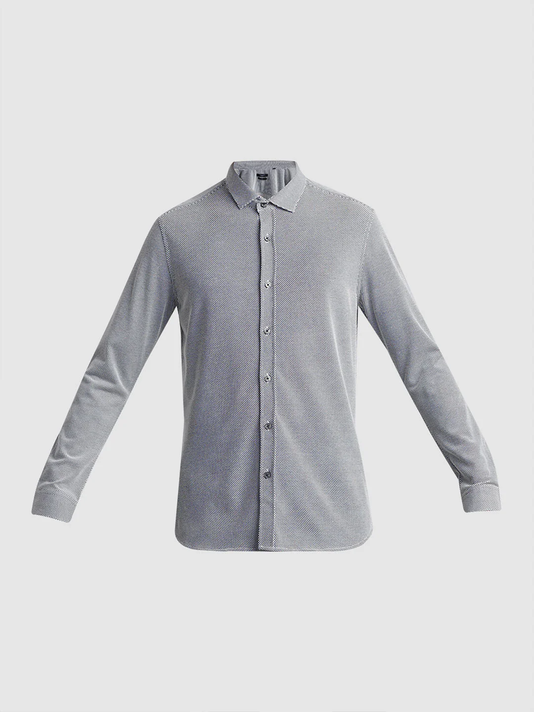 Black Dobby Full Sleeves Shirt - Image 7