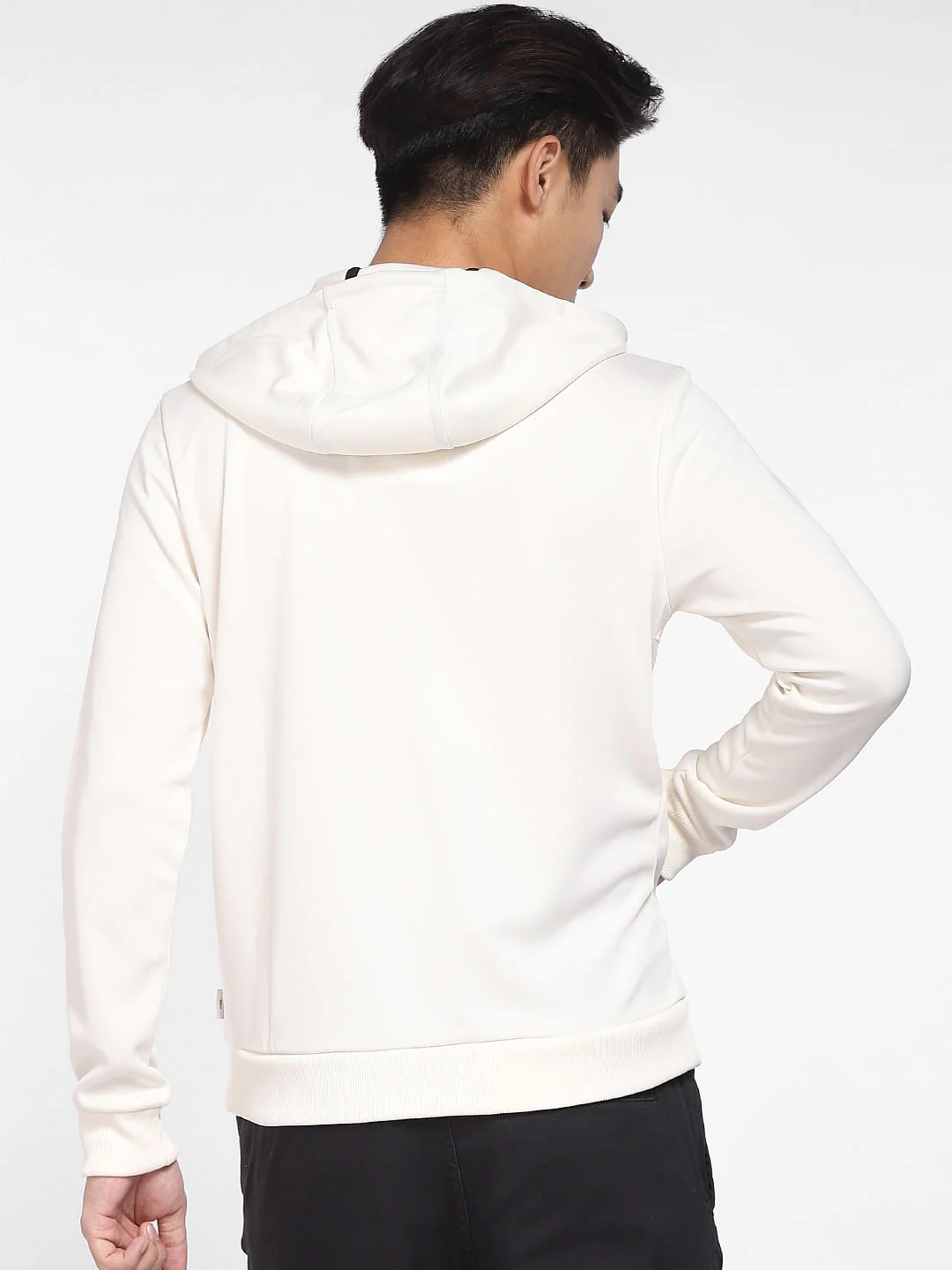 White Hooded Co-ord Sweatshirt - Image 4