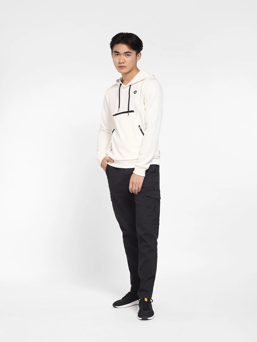 White Hooded Co-ord Sweatshirt - Image 6