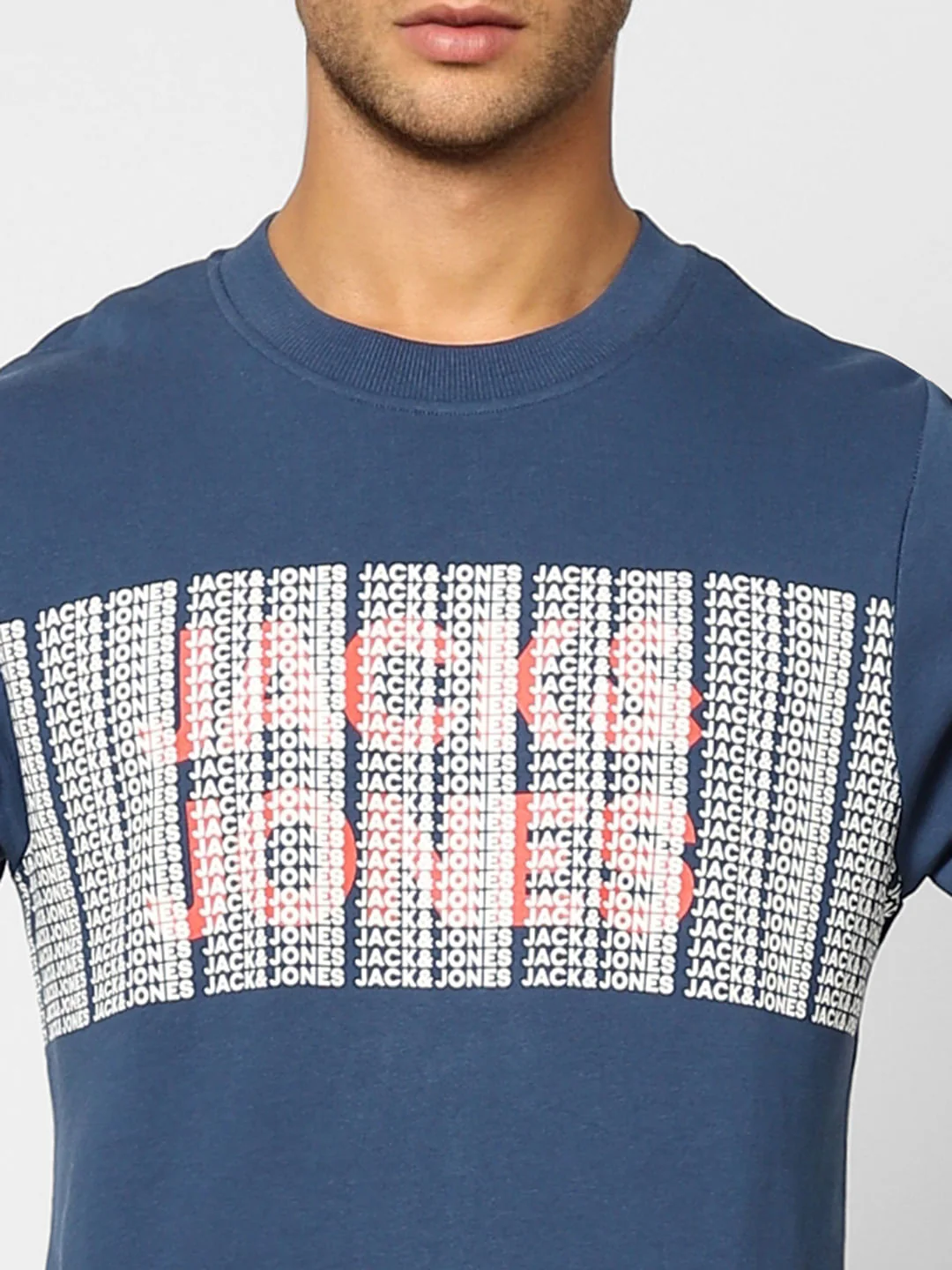 Blue Logo Print Sweatshirt - Image 5