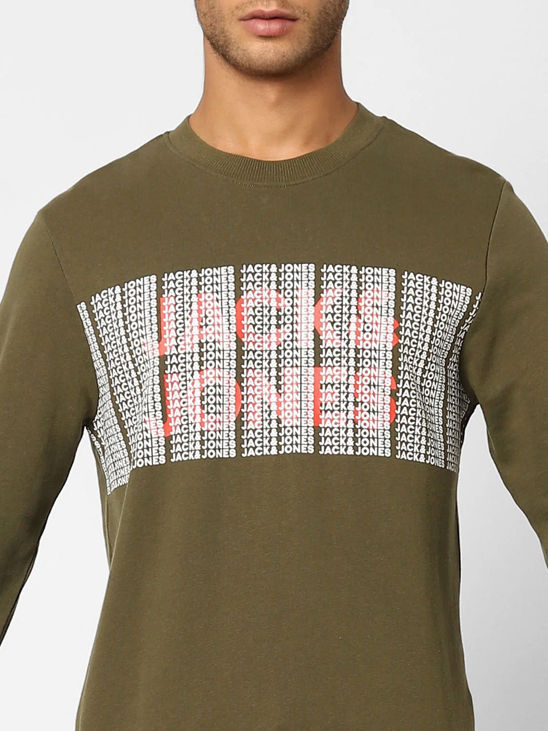 Green Logo Print Sweatshirt - Image 5