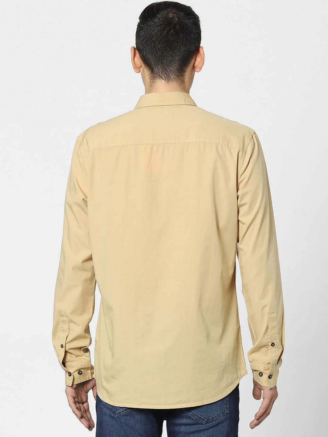 Beige Full Sleeves Shirt - Image 4