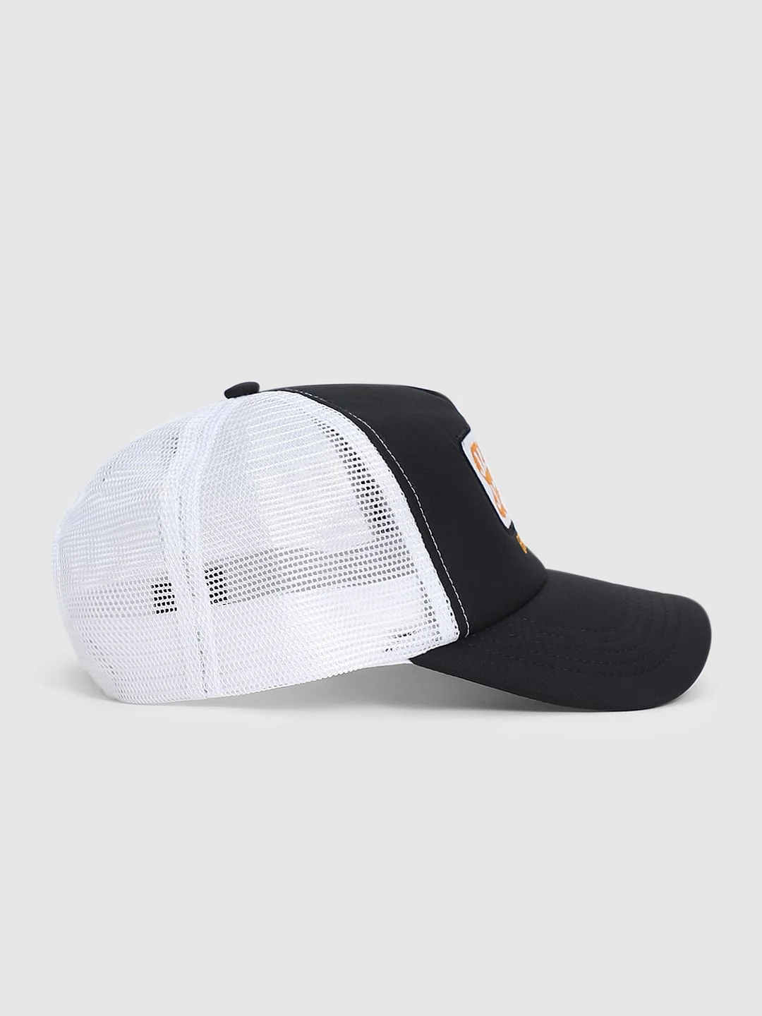 Black Colourblocked Mesh Cap - Image 3