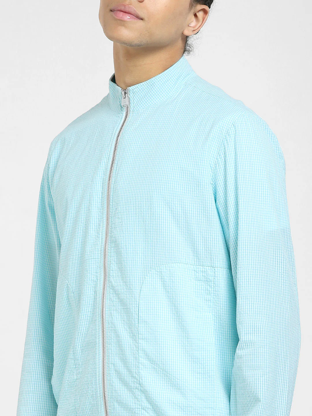 Turquoise Printed Co-ord Jacket - Image 5