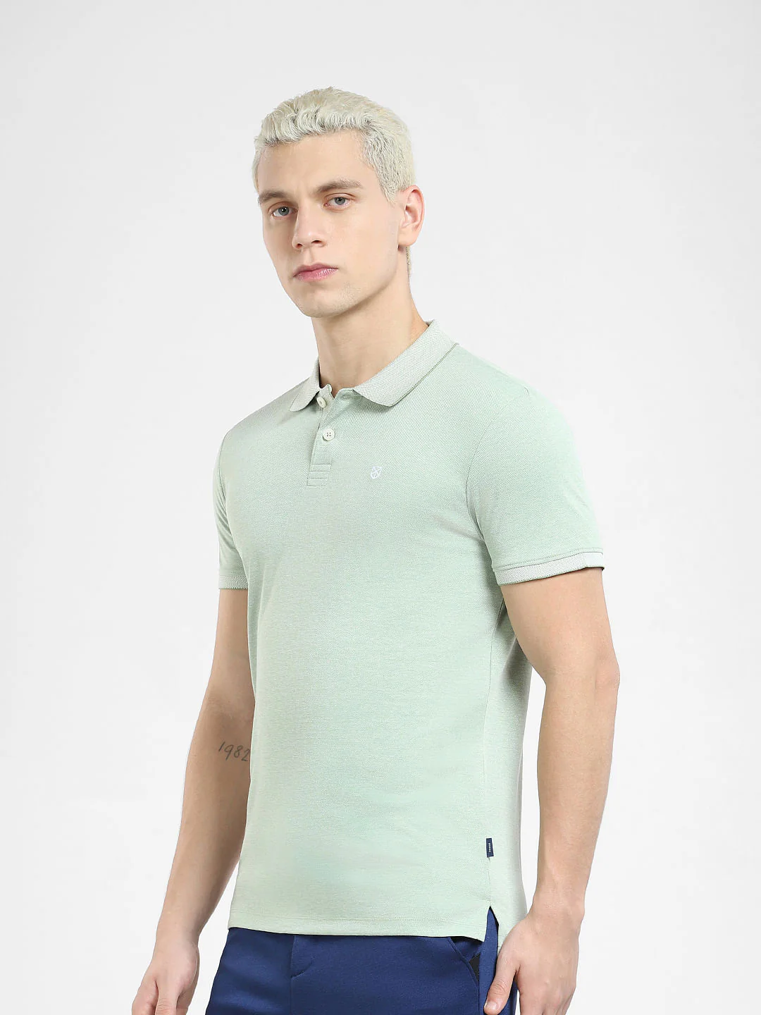 Green Polo Neck T-shirt - Image 3